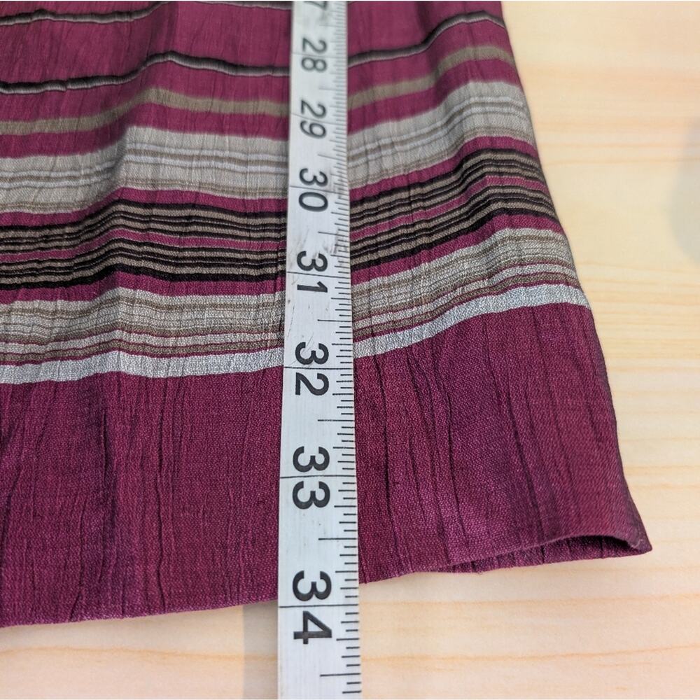 LOFT Strapless Linen Dress Raspberry Pink Size 8 - Picture 9 of 10